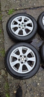 Alu kola R16, 5x112, Octavia Sirius, zimní 205/55 - 3