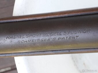 Vzduchovka Haenel Sport Modell 33 Junior Schmeisser Patent - 3