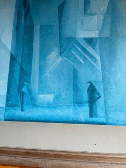 Obraz v kubistickém stylu – sig. Feininger - 3