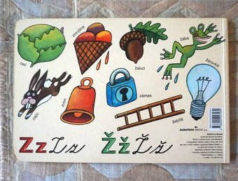Dětské leporelo: Naučme se abecedu, krásný stav,4+ - 3