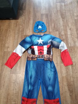 Kostým Kapitán Amerika s maskou - 3