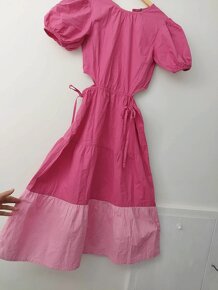 Dámské boho midi šaty růžové Influence - 3