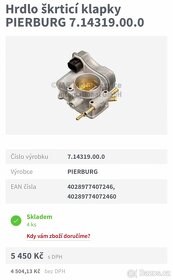 Škrtíci klapka Opel - 3