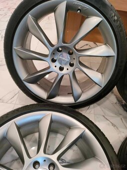 4ks alu disky orig. Lorinser 5x112 r21 + pneu - 3