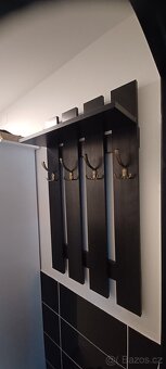 Předsíňovy panel,věšák cerny - 3