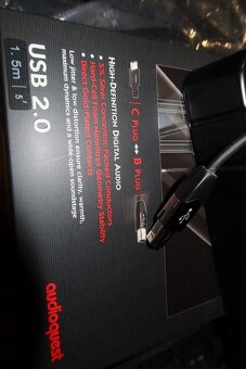Audioquest Carbon USB C(PC) na USB B(DAC) v delce1,5m - 3