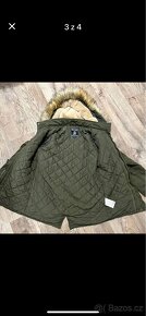 Dívčí kabát/parka vel. 10 - 12 let - 3