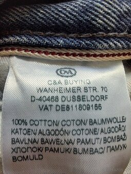 Pánské kalhoty The Regular Fit C&A, vel. 36/32 modré - 3