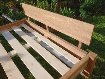 Dubová manželská postel - 3