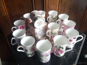 Hrnky z kostního porcelánu “Antique Rose“ - 3