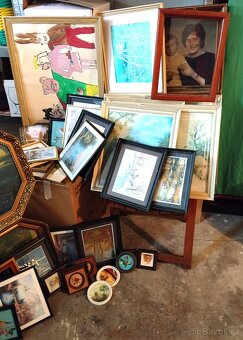 Nabízím rámy a rámečku s obrázky i bez min. 35ks - 3