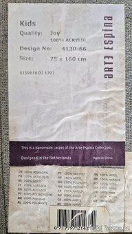 Krásný dětský koberec s písmeny, 160x75cm - 3