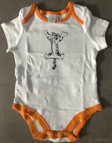 Body s krátkým rukávem tygr vel.74/80 a 74 Mickey - 3