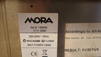 Mora OP 5721.0060 bez filtrů - 3