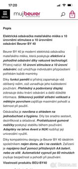 Elektrická odsávačka mléka Beurer - 3