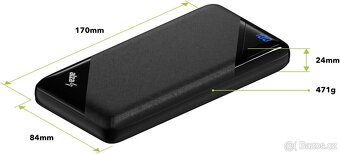 AlzaPower Source 20000mAh Quick Charge 3.0 černá - 3