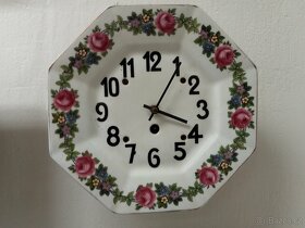 Stare porcelanove kuchyně nástěnné hodiny - 3
