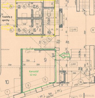 Pronájem kanceláře 12 m2 Hybešova Pohořelice, ev.č. 20284 - 3
