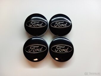 Středové krytky Ford, 54x52mm Black - 3