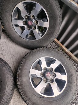 4ks alu disky orig. Fiat 6x139,7 + pneu - 3