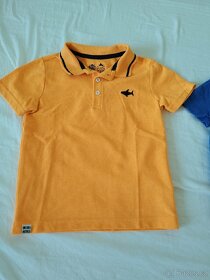 Triko s límečkem, polo triko, vel. 104 - 2 ks. - 3