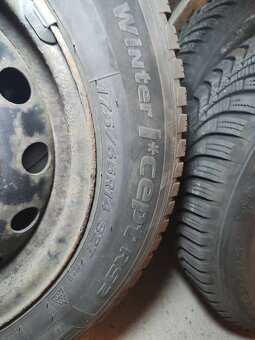 Plechové disky R14 zimní pneu 7 mm 4x108 - 3