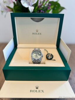 Rolex datejust 36 Mint green reference 126234 - 3