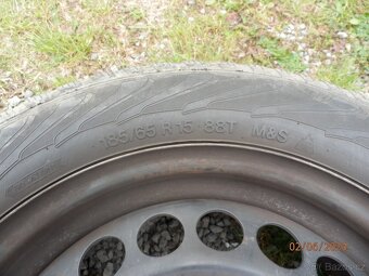 4xObutá zimní sada na OPEL CORSA D 185/65 R15 4x6,1MM - 3