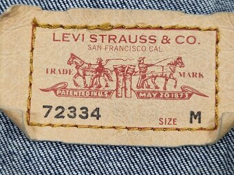 Pánská džíska Levi's Trucker velikost M 1181 - 3