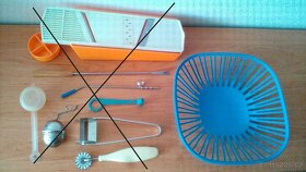 Retro košíky-proutěné,plast,kov; krabičky,dózy-kov, plast - 3