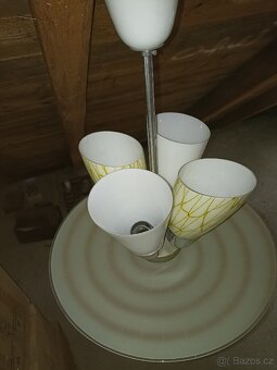 Starý, retro lustr, ČSSR - 3