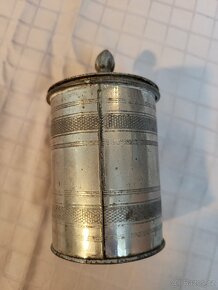 Staré plechové dózy, krabičky na čaj 2 ks EXCELSIOR - NIKL - 3