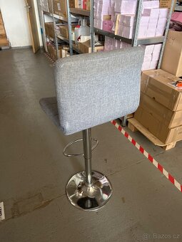 Barová židle, šedá - 3