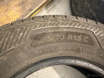 PRODÁM 1KS PNEU BARUM SNOVANIC ROZMĚRY 215/70 R15C R.V.02/23 - 3
