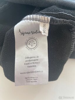 Prodám dětské funkční softshell kalhoty ruční výroba v ČR - 3