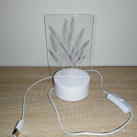 Dekorační LED světlo/osvětlení s pšeničnými klasy - 3
