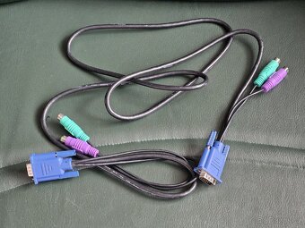 Kabely - KVM - klávesnice, myš, monitor - 3