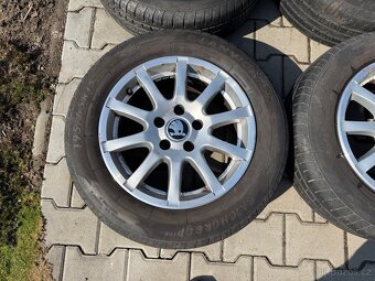 4x al kola 5x112 15 + pneu letní 195/65 R15 - 3