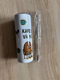 Termokelímek 590ml - motiv káva, nový - 3