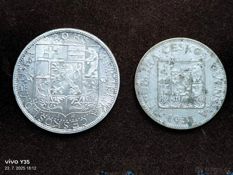 Stříbrné mince 1.republika - 3