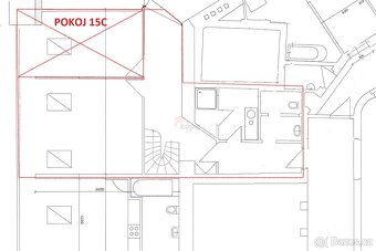 Pronájem pokoje 20 m2 s terasou 8 m2, Praha 3 Žižkov - 3