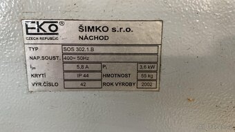 EKO ŠIMKO SOS 302.1.B - Průmyslový odsávač pro broušení - 3