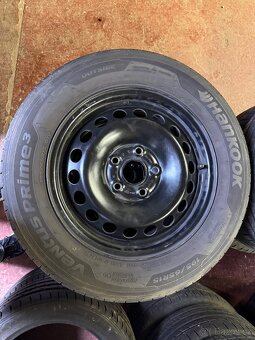 Sada kol 5X112R15 ET47, letní pneu Hankook 195/65R15 - 3