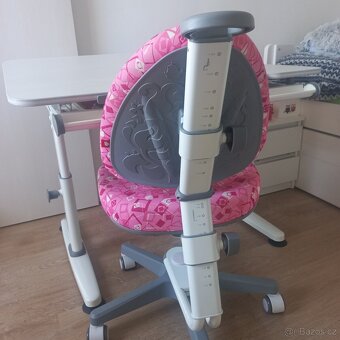 rostoucí stůl + židle - dekor bílý cedr - 3