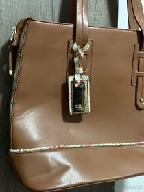 Luxusní hnědá kabelka DSUK - 3