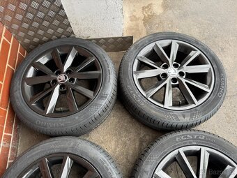 Alu 16" 5x100, škoda "ANTIA BLACK" Nové letní F3 Rapid - 3