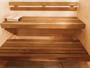 Interiérová srubová sauna - 3