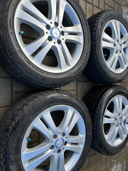4x alu disky 5x112 R18, zimní pneu - 3