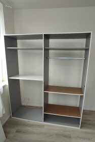 Šatní skříň se zrcadly bílá š179,4 h56 v206,7 cm - 3