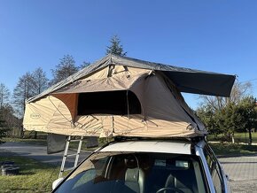 Střešní stan - AUTOSTAN 190 cm - prodloužený, LED osvětlení - 3
